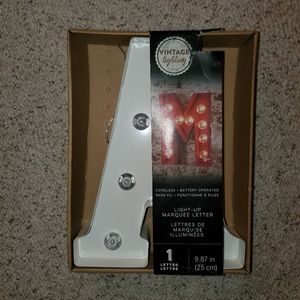 Light Up Marquee Letter A